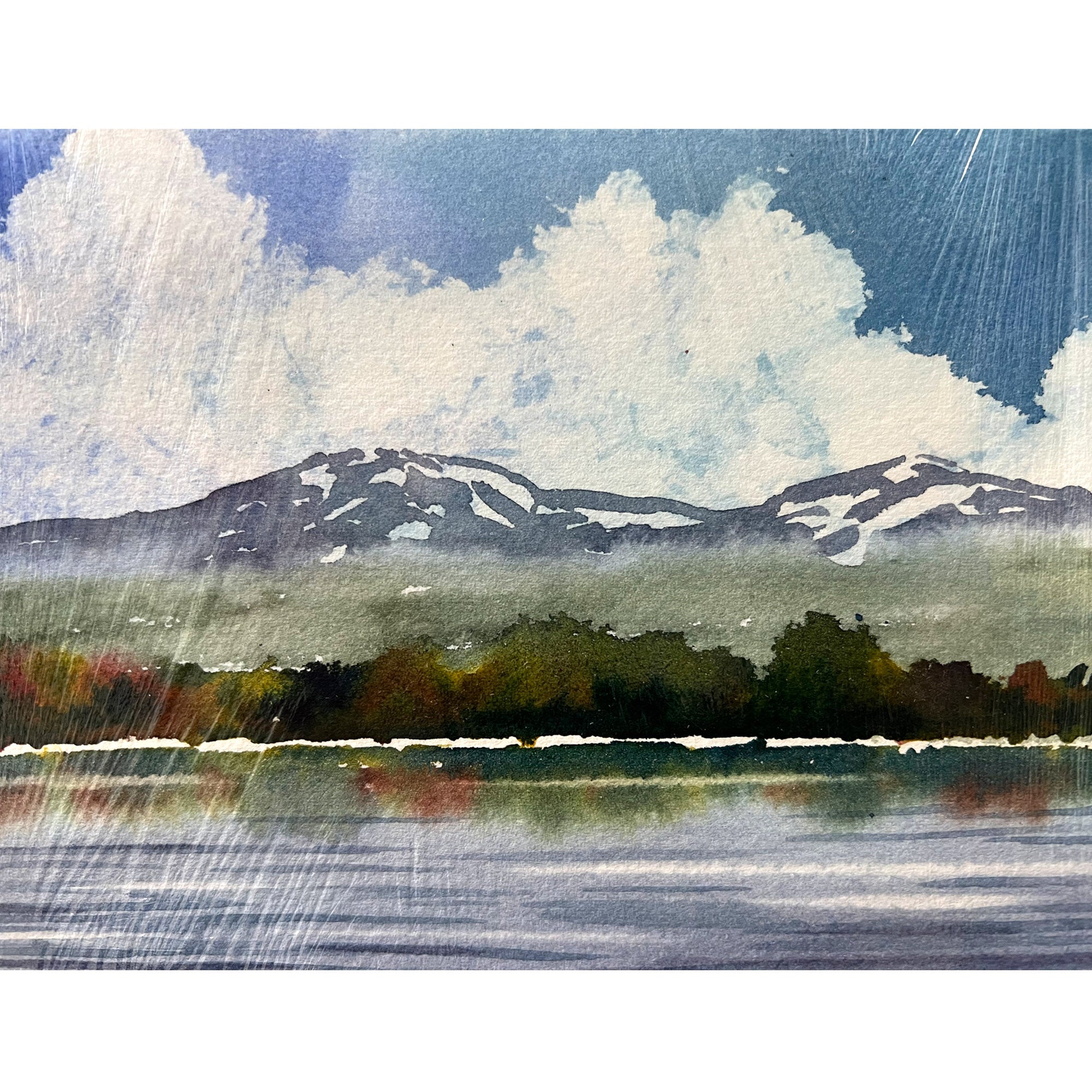 Beginning watercolor- Colorado Landscape Art Class Thurs. 6.13.24 1P
