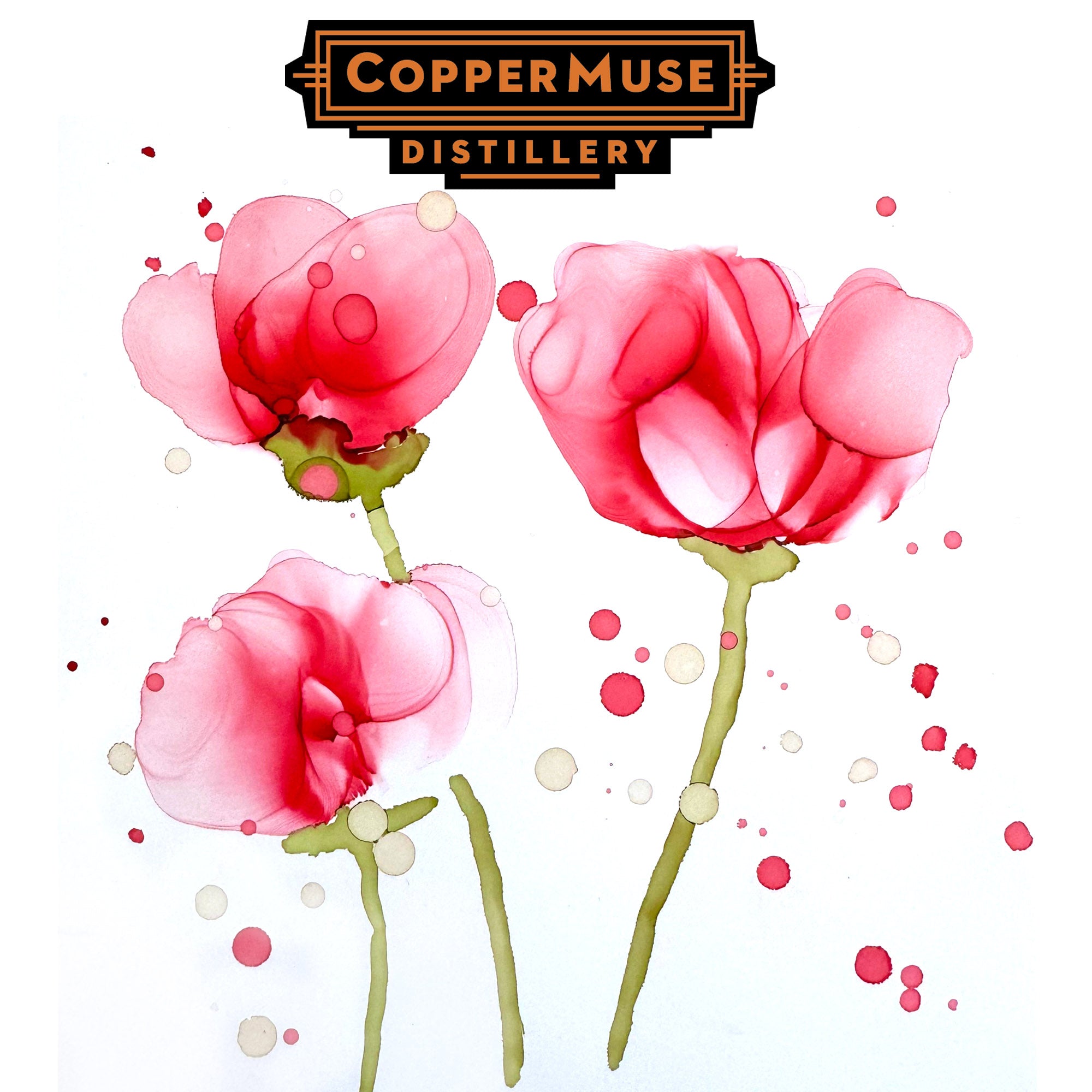 Alcohol Ink Flowers at Coppermuse Distillery - Thurs. 7.11.24 @ 6P