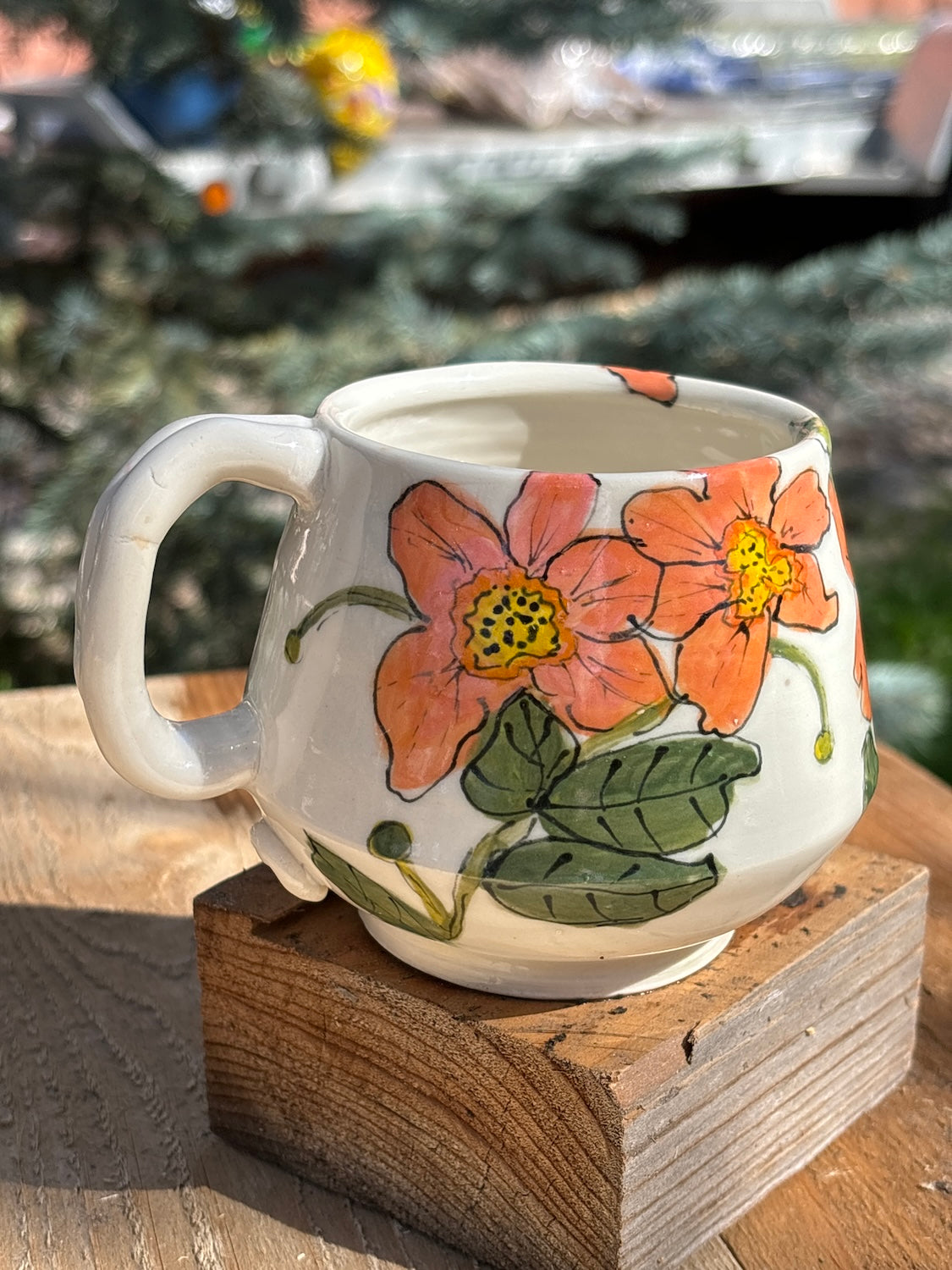 Hibiscus mug