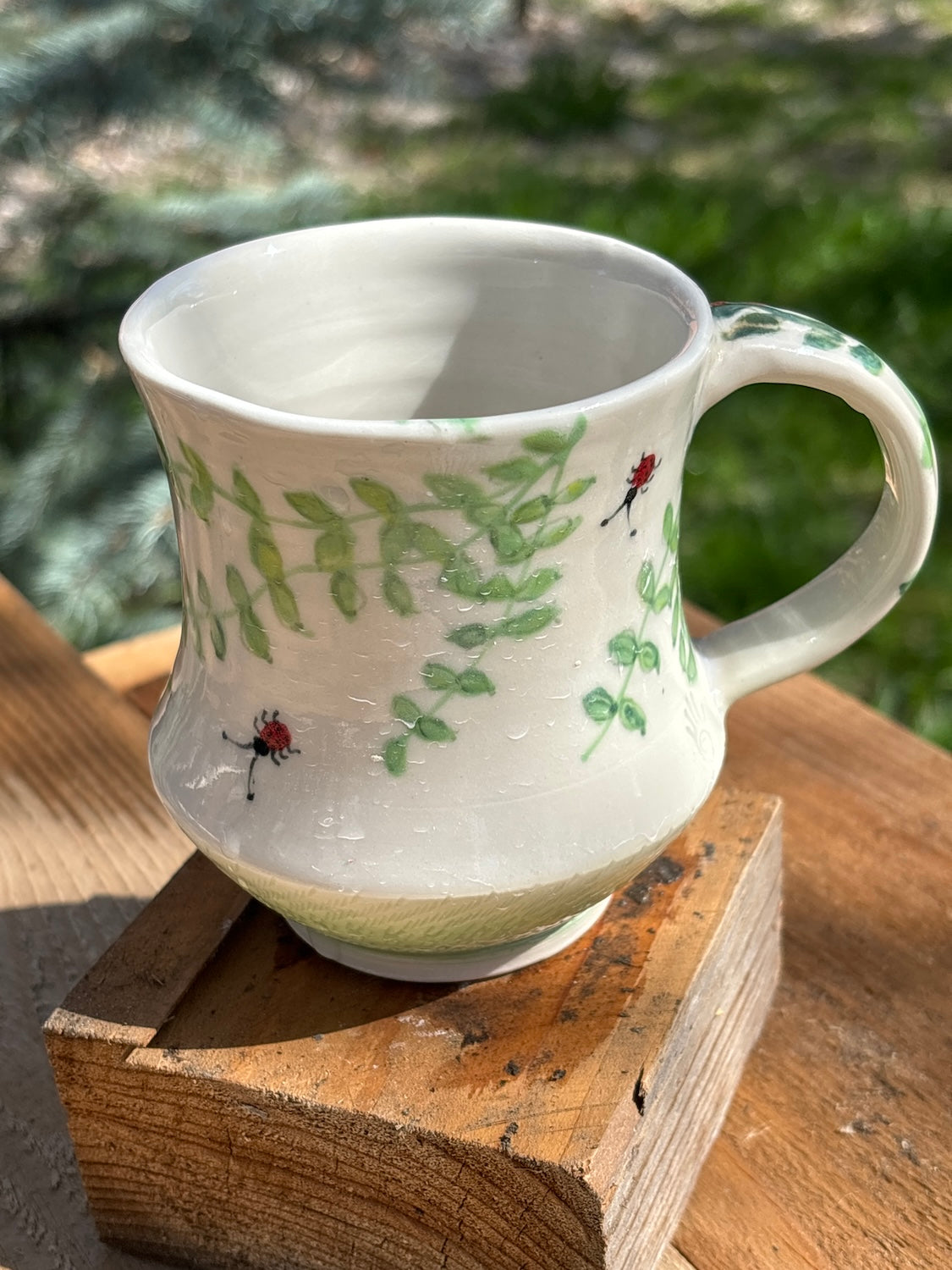 Lady bug mug