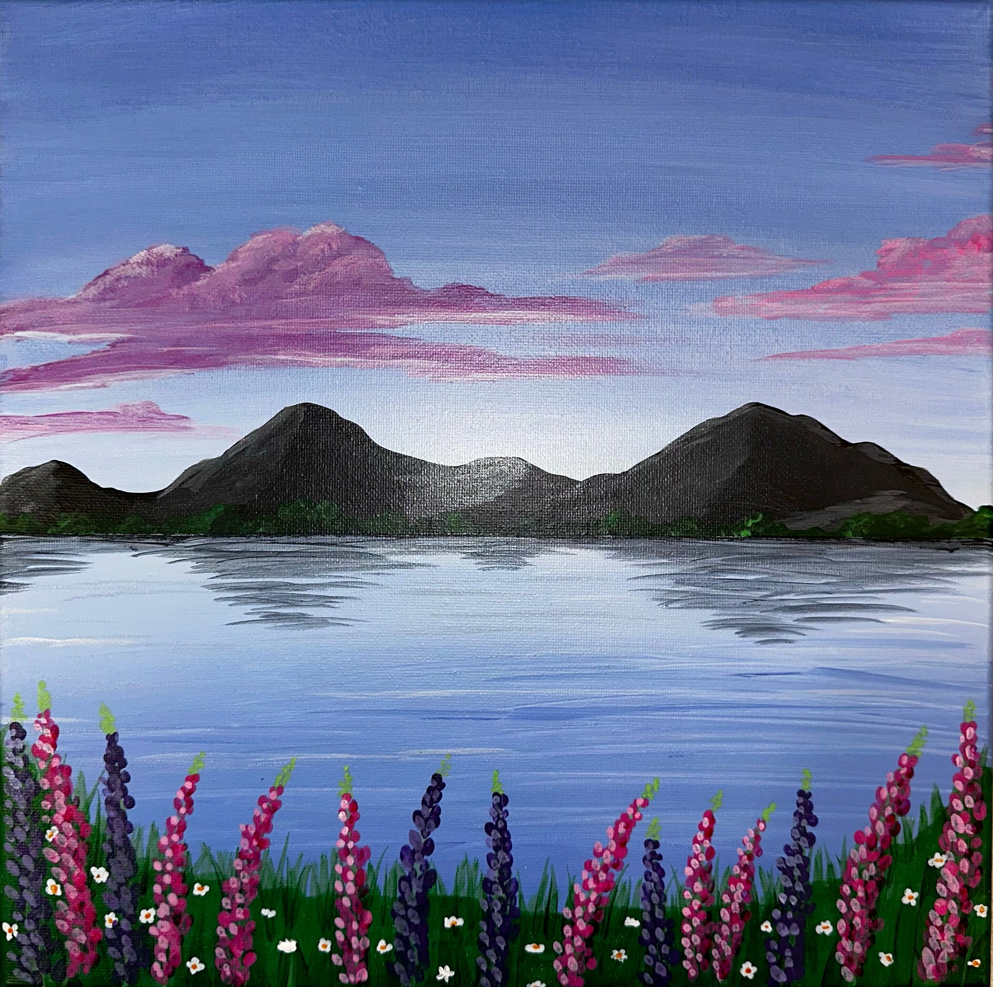 Where Flowers Bloom, So Does Hope: Acrylic Painting Art Class Wed. 6.26.24 @ 1P