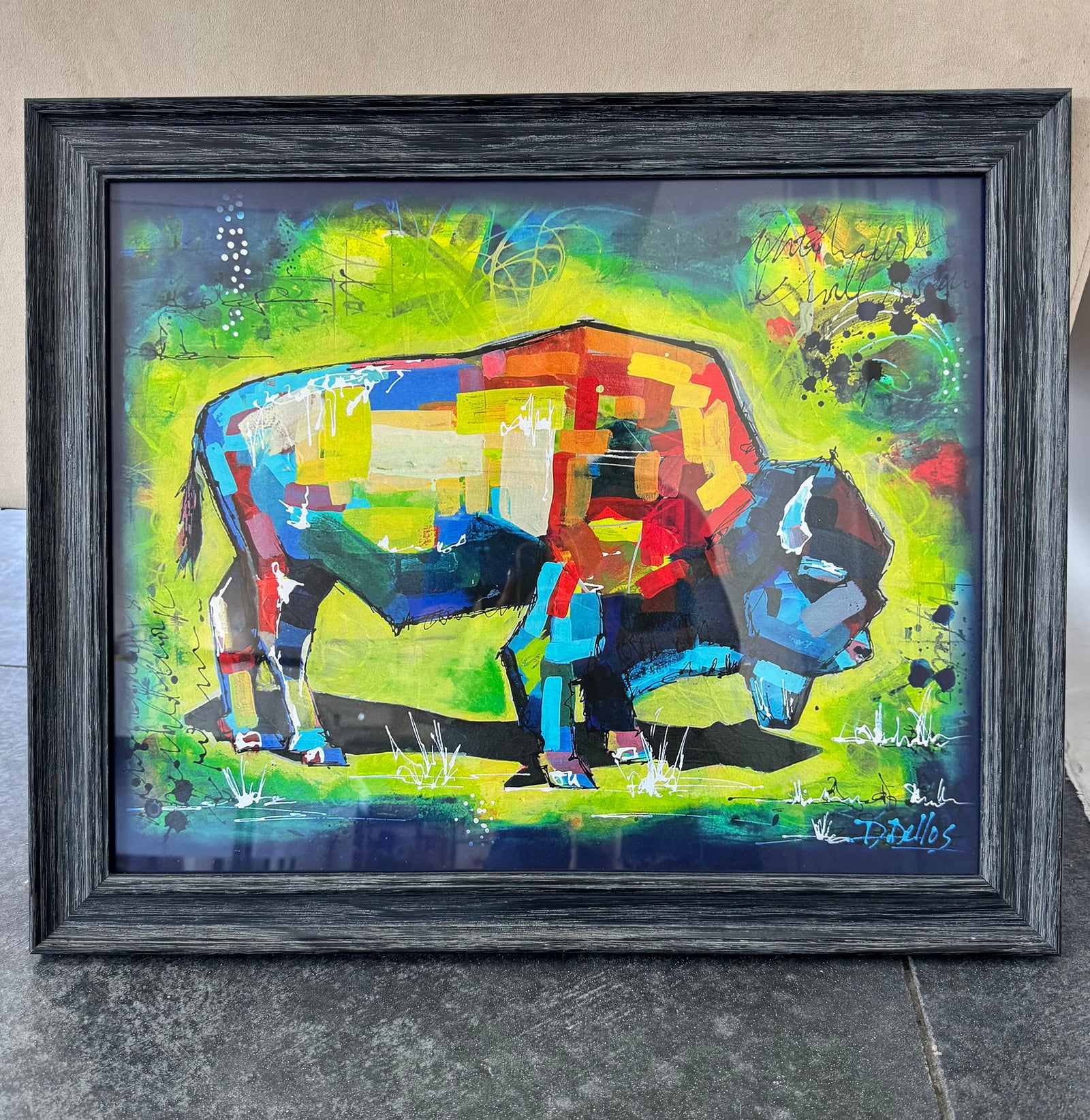 Bison - Framed 24x30