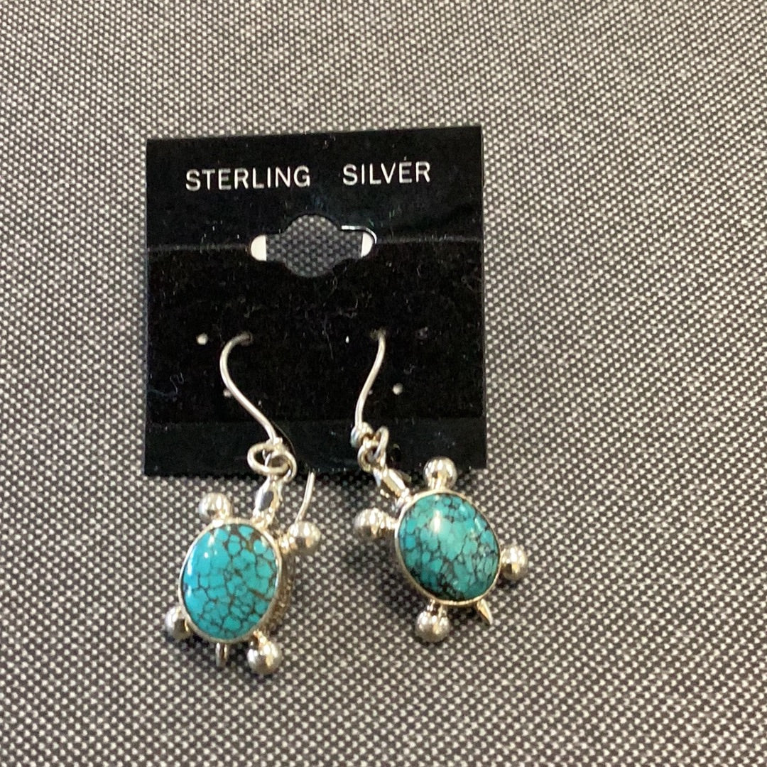 Earrings, Turquoise