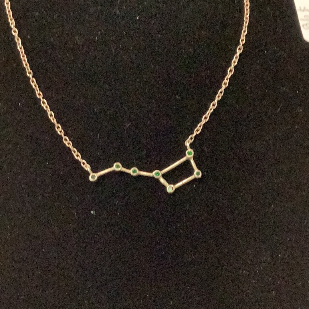 Necklace Little Dipper Emerald