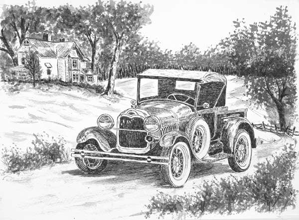 1929 Model A - Original Drawing