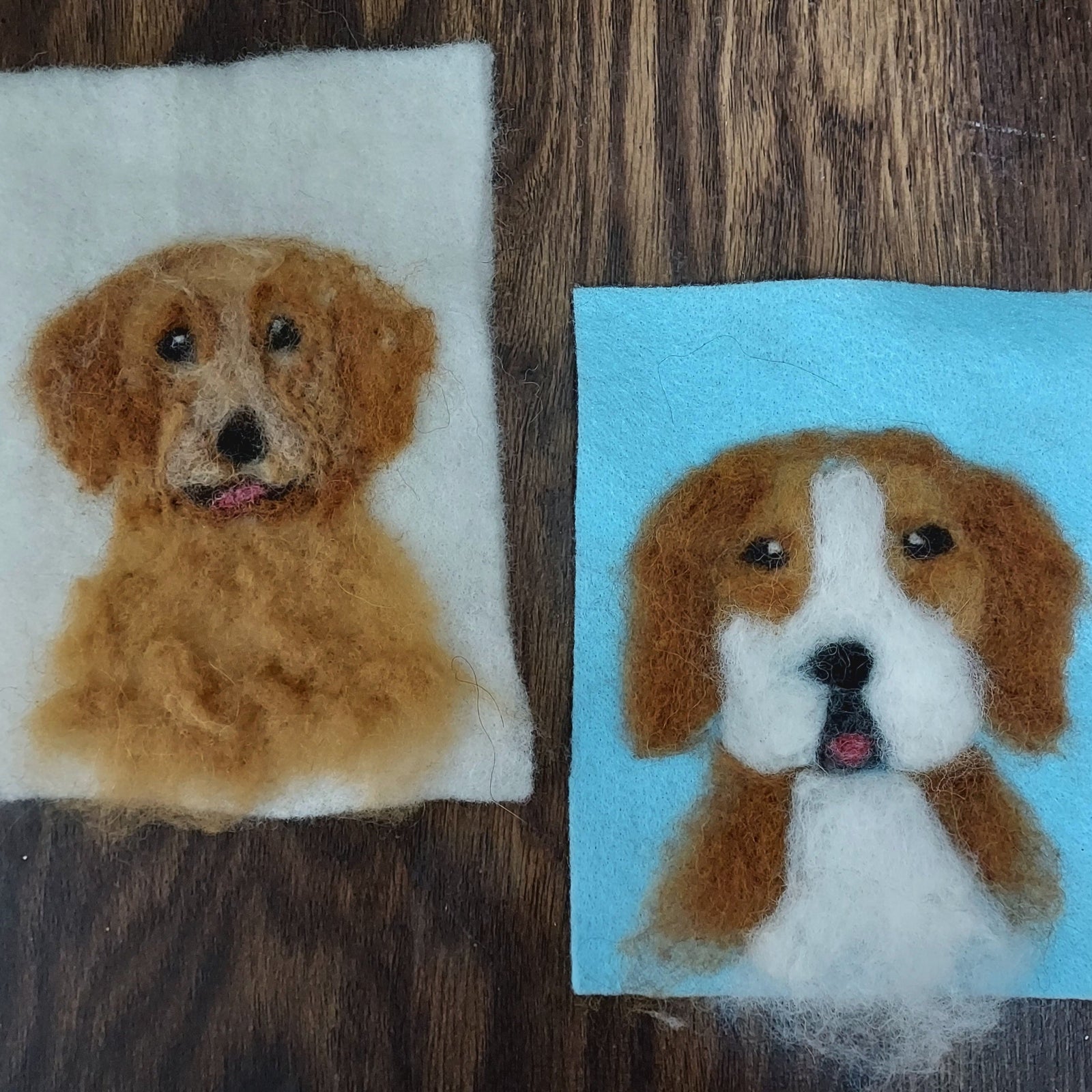 Needle-felting 2D Pet Portrait Art Class Sun. 7.26.26 @ 10:30AM