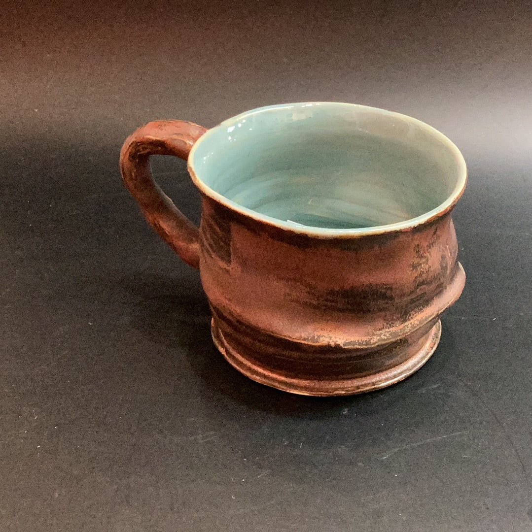 Copper and Green Mugs