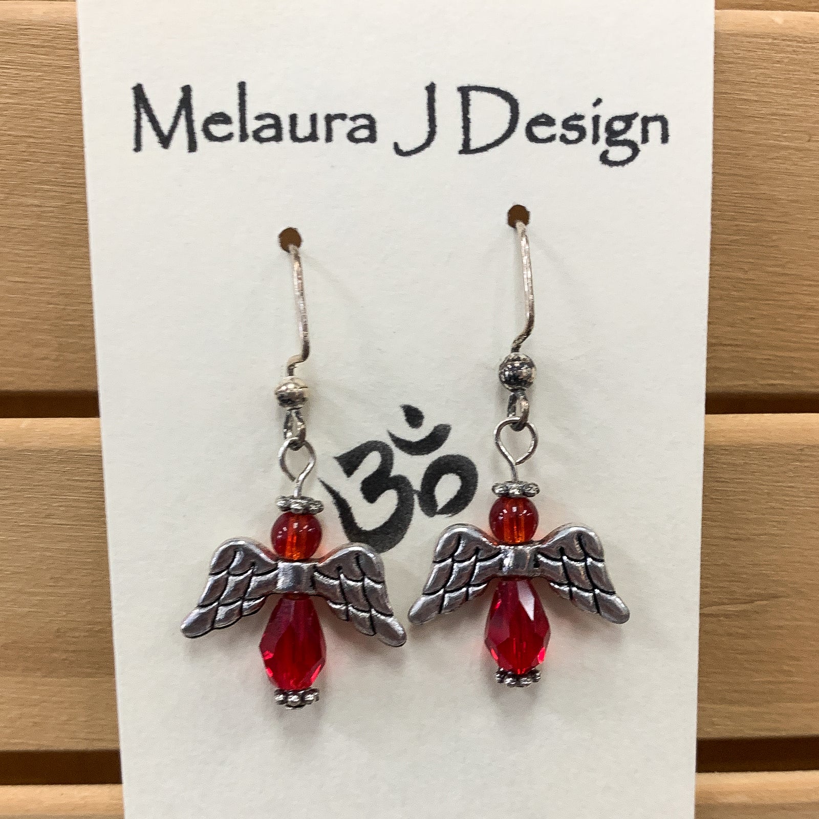 Red Angel Earrings