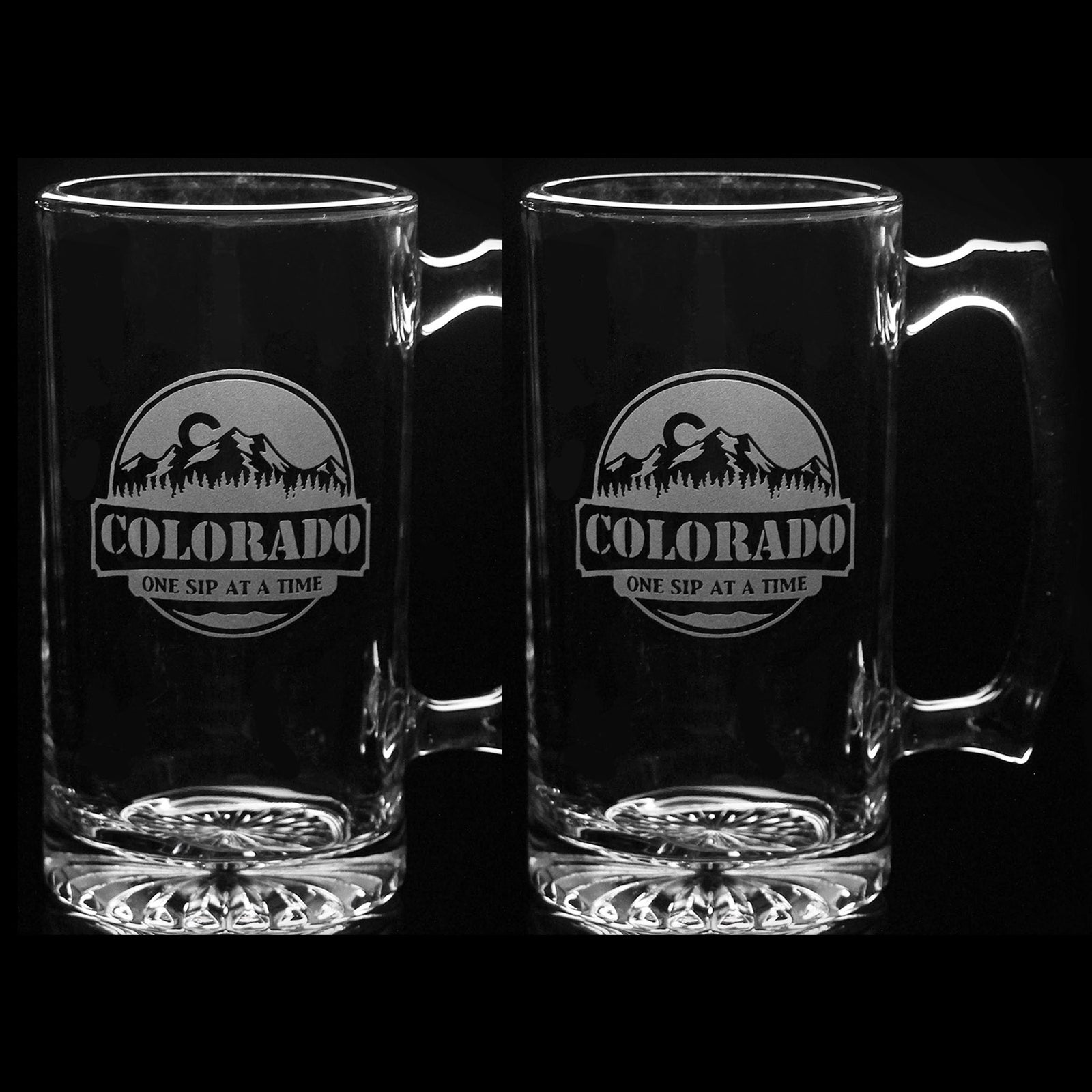 Beer Mug Glass - Set of 2