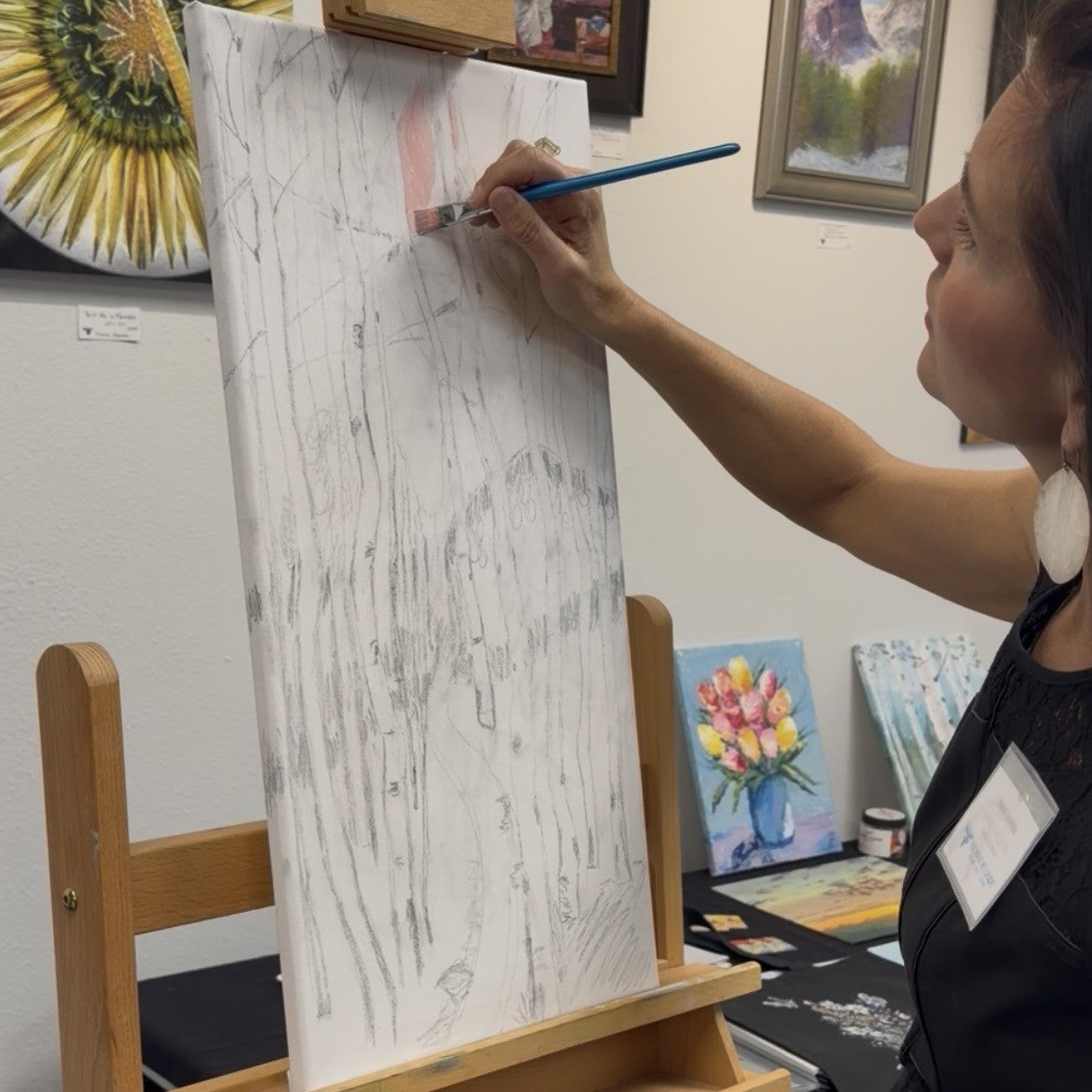 From Blank Canvas to Game Plan- Sketching & Acrylic Art Class Tues. 2.17.26 @ 1P