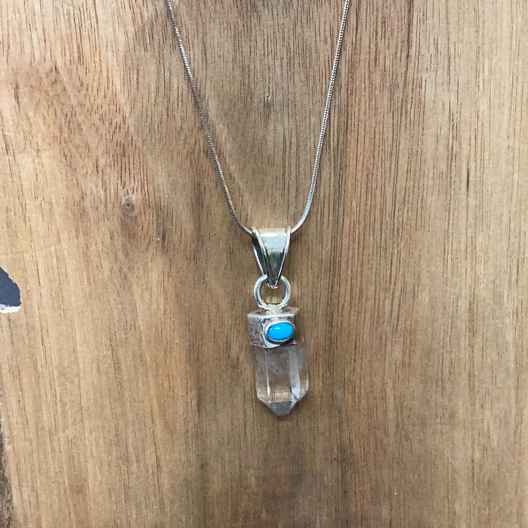 Necklace Crystal with Turquoise