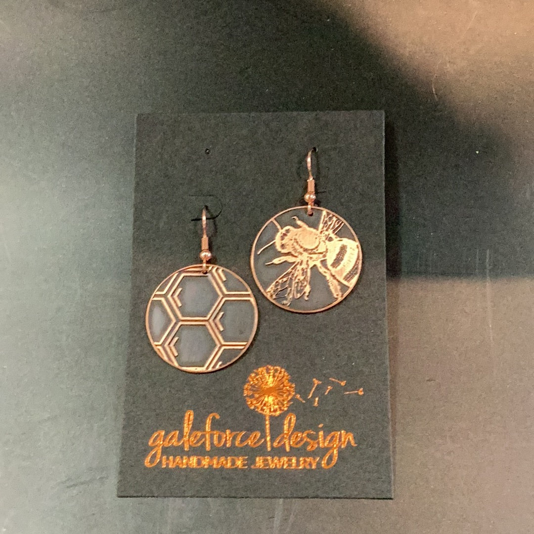 Earrings Copper 1113