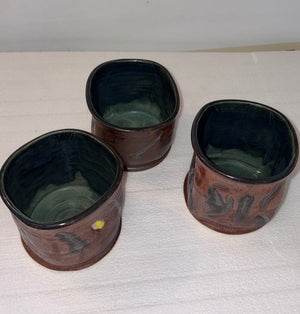 3 Copper Cups