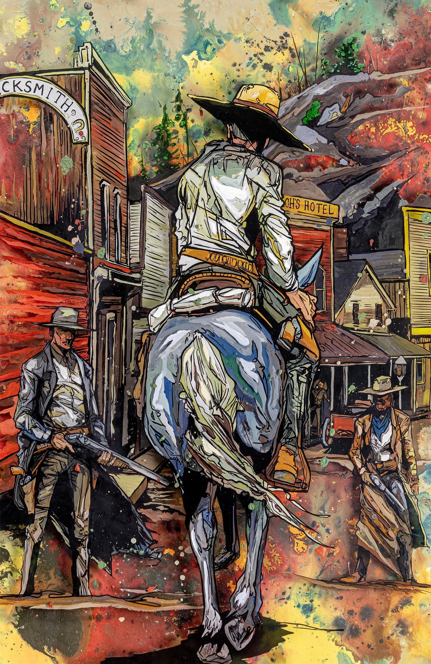 Riding into Town