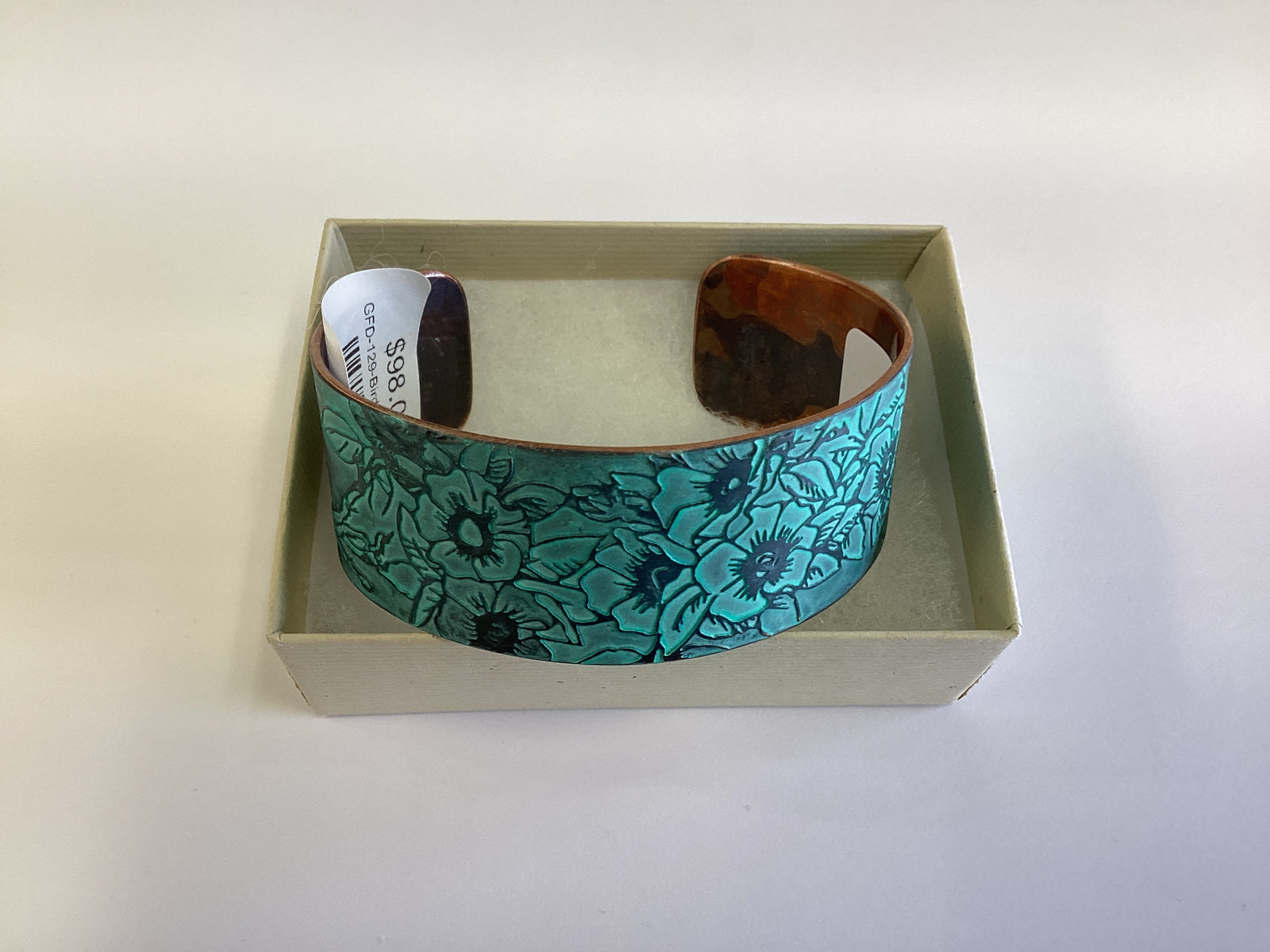 Birds & Flowers (B), Copper Cuff, Sealed