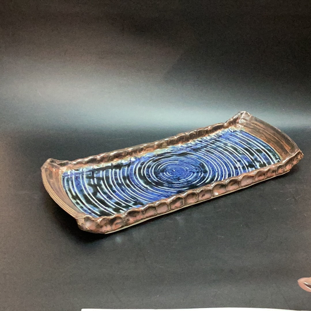 Blue/copper Tray
