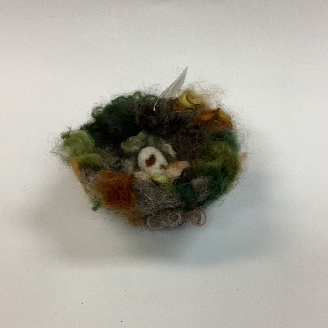 Nest wool sculpture