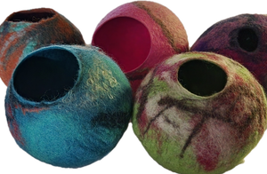 Let's felt a sweet little vessel art class Sat. 8.22.26 @ 10A
