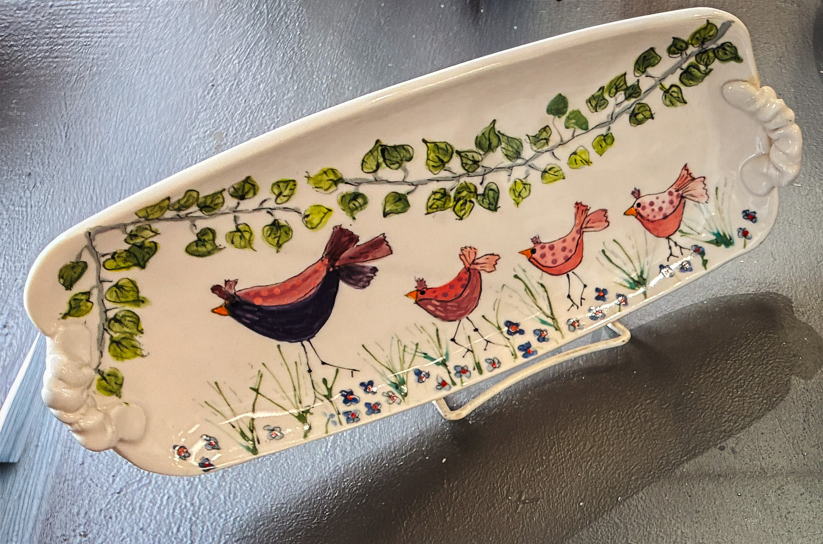 Barefoot in the Park - Handmade Porcelain Platter