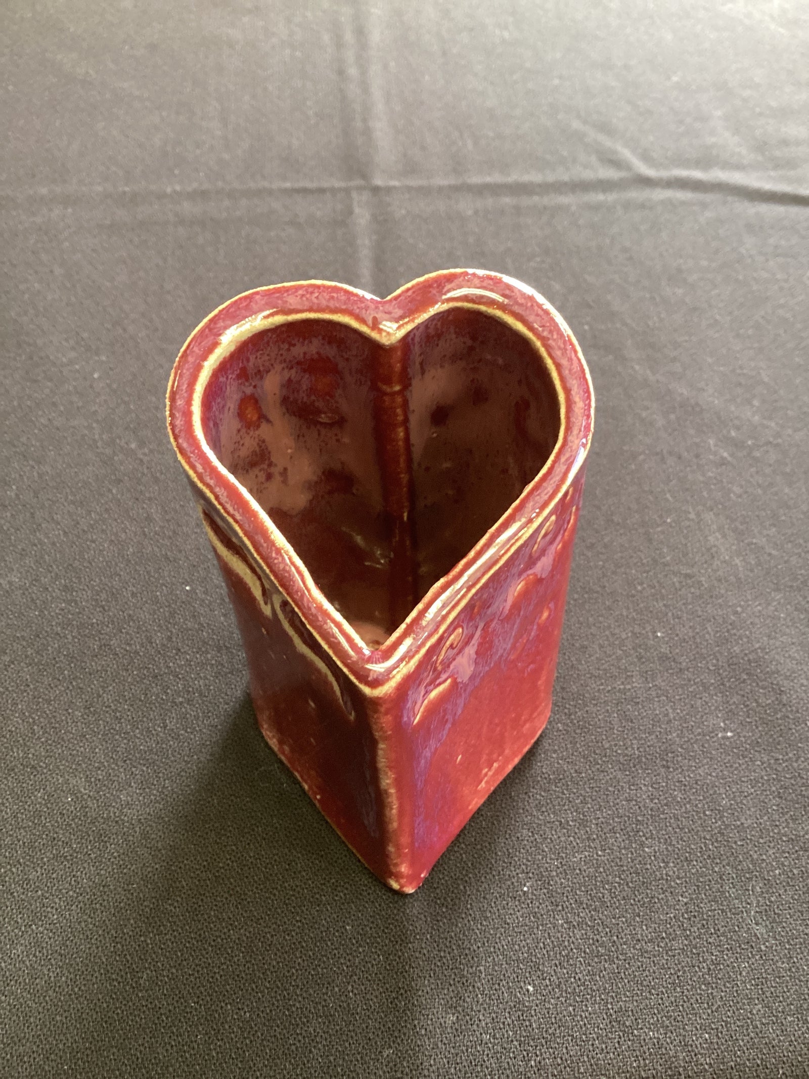Heart shaped vases $16
