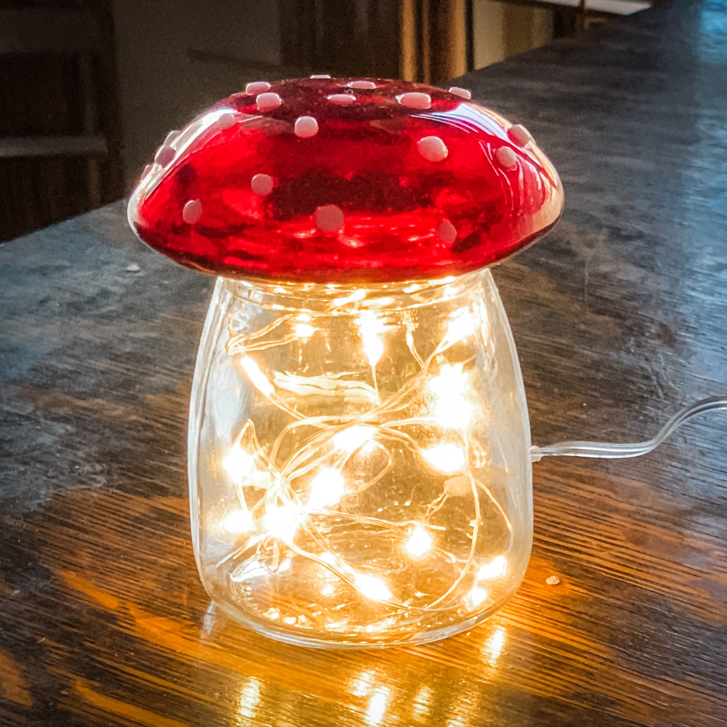 lil' mushroom light - Blue Moose Art Gallery