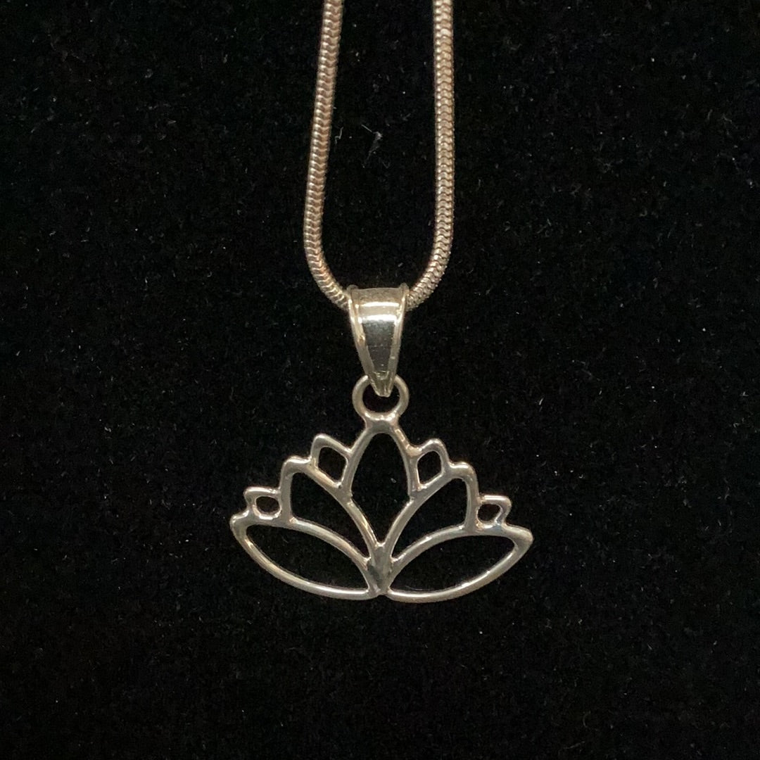 Necklace Sterling Lotus