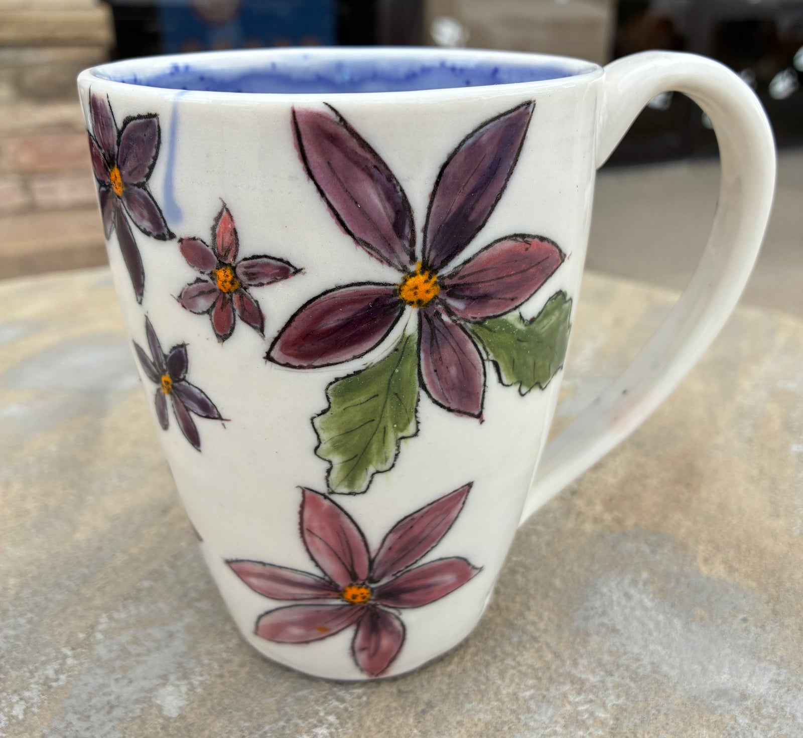 Purple Posies Mug
