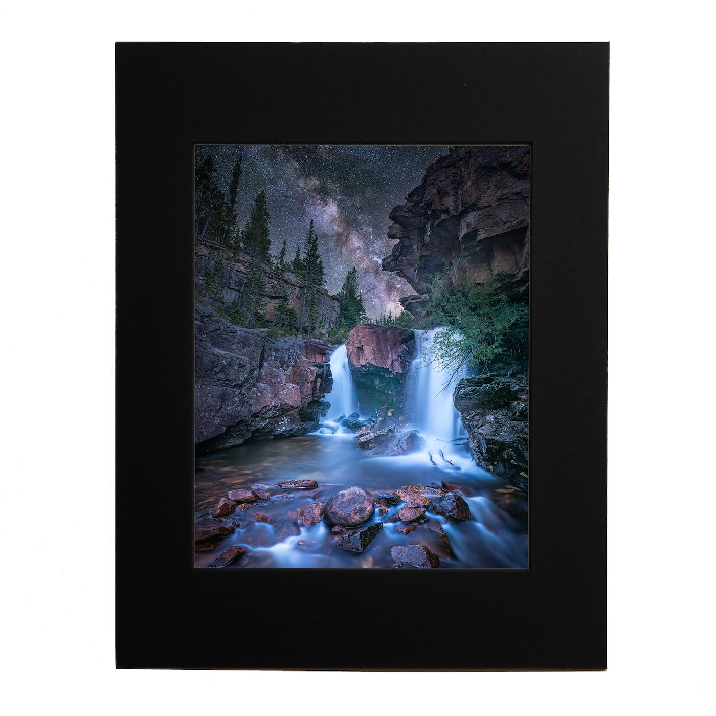 8x10 Moonlight Falls