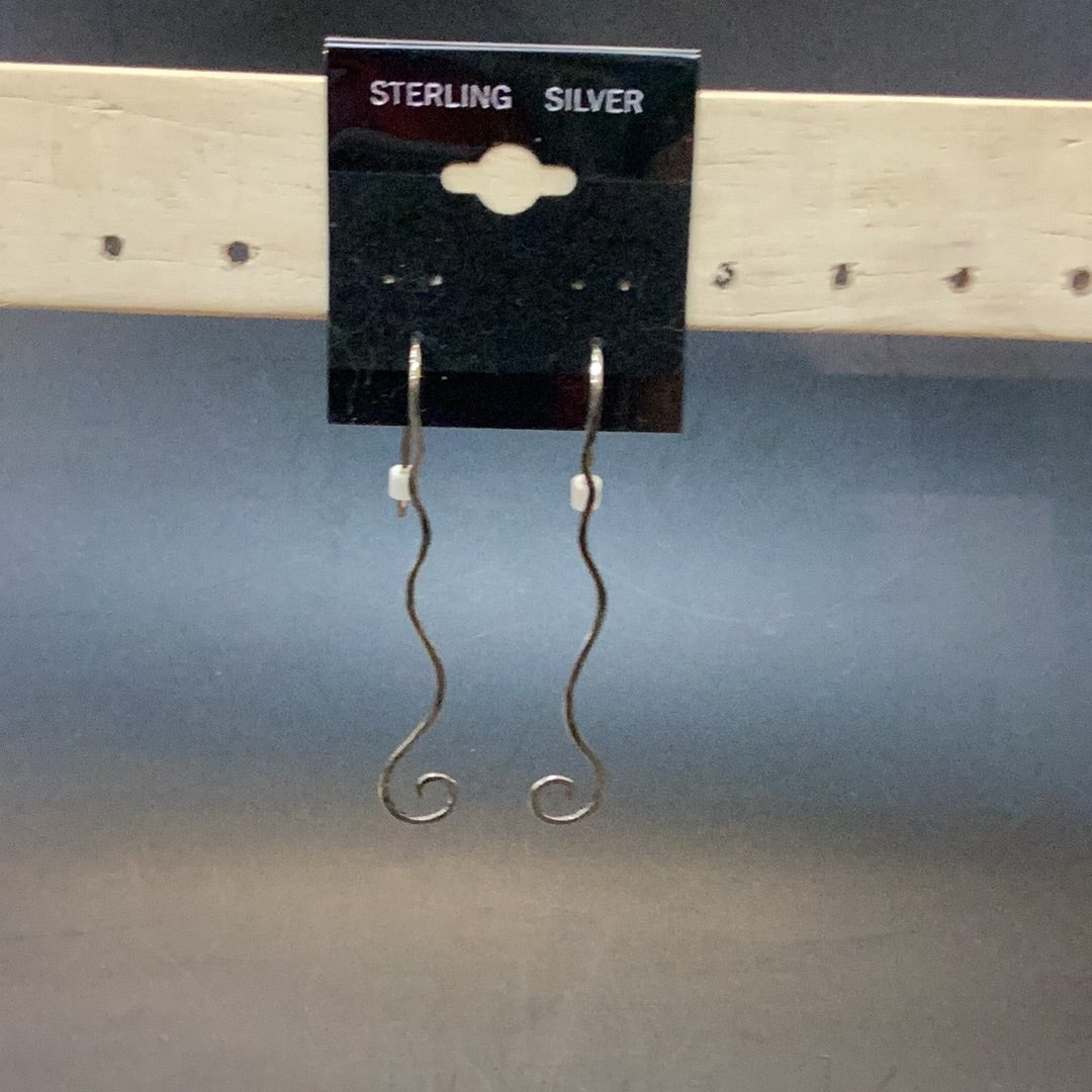 Earrings Spiral  Long