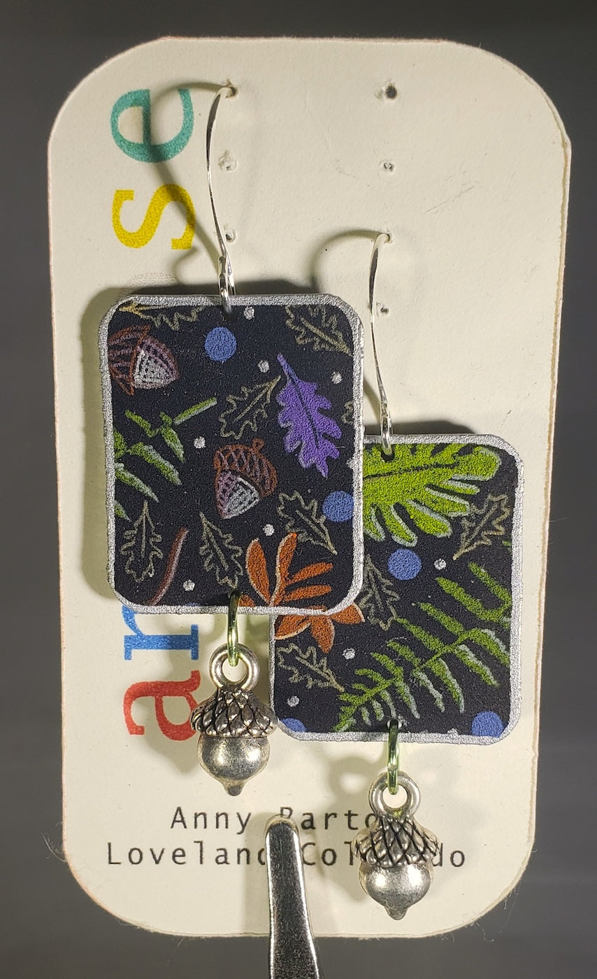 A066 Night Forest earrings-