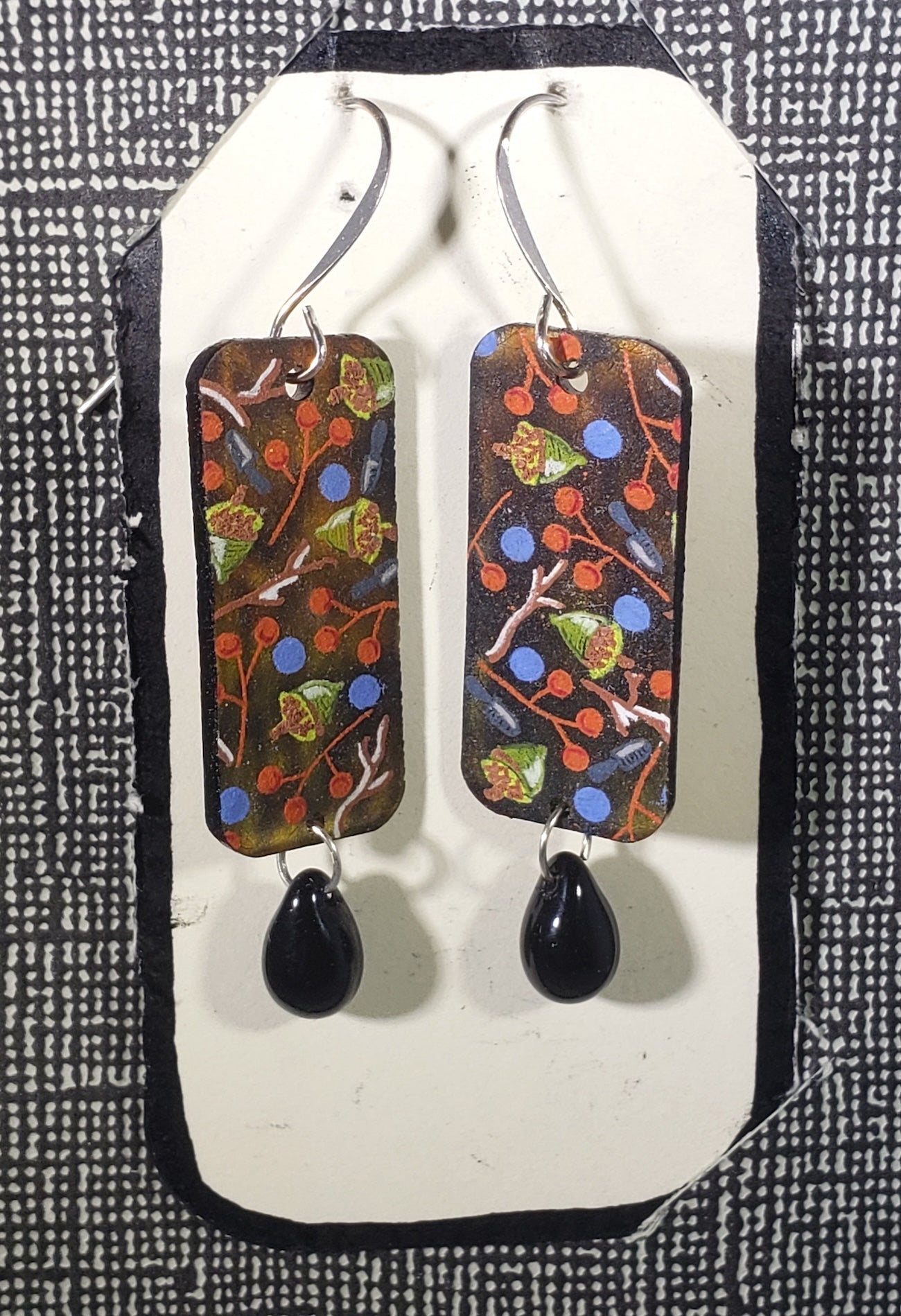 A088 Fall Collage earrings