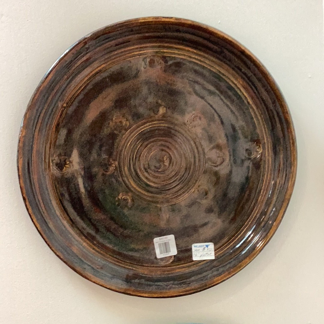Platter 16 inch Black and Bronze
