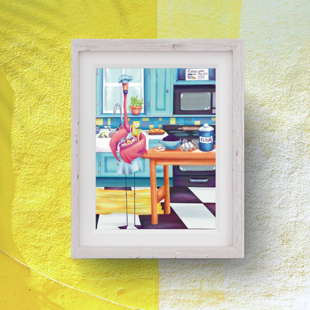 A Baked Good is Always Nice Adventure 11x14 Print