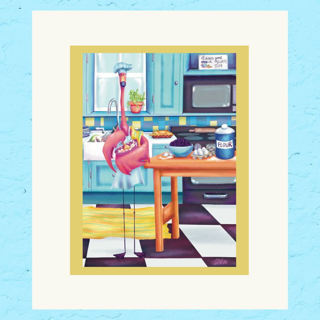 A Baked Good is Always Nice Adventure 11x14 Print