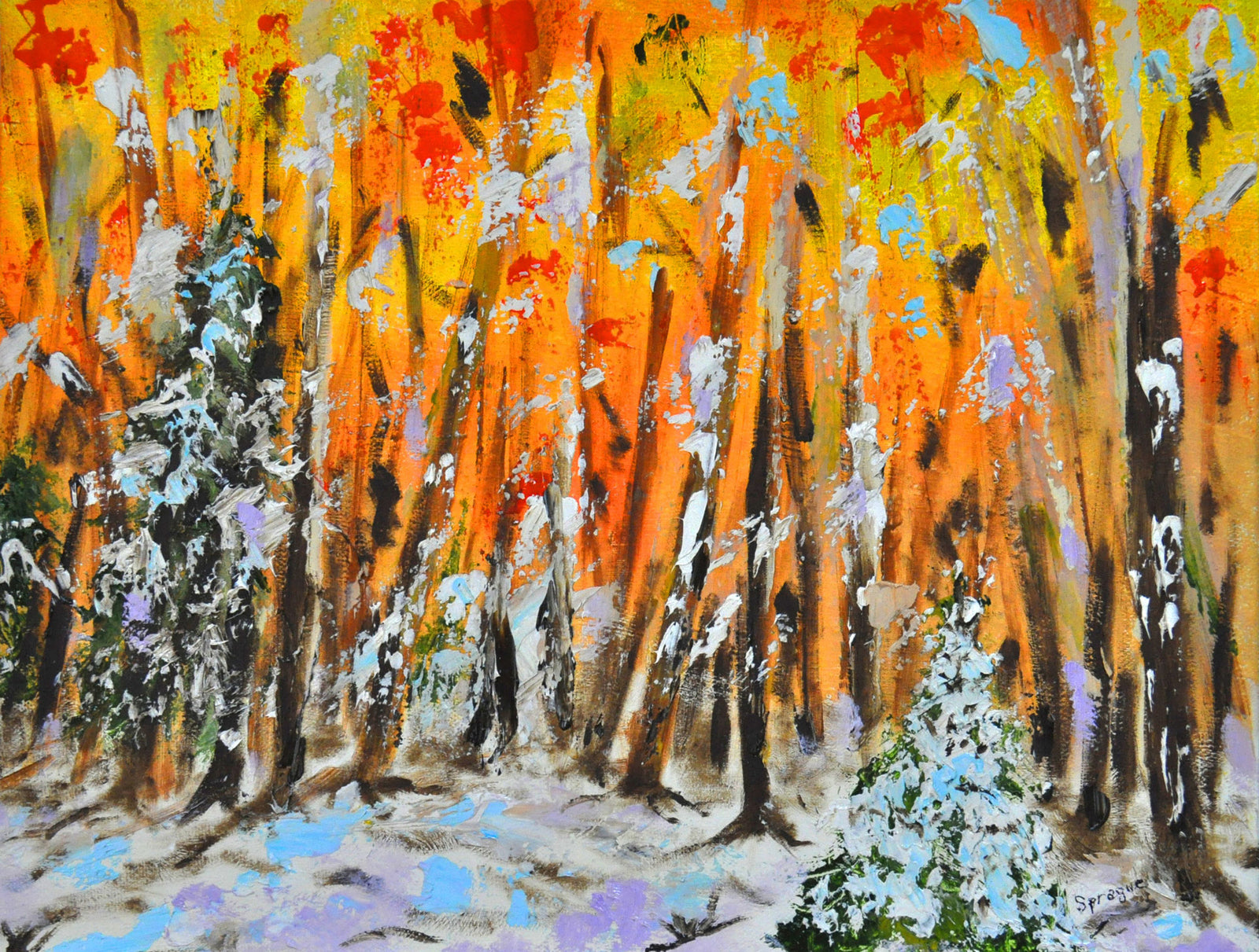 Aspen Afire-Ready to Frame Print