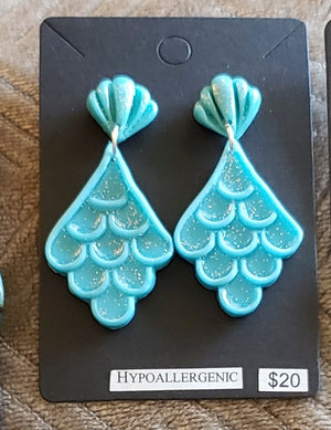 Polymer Clay earrings $20