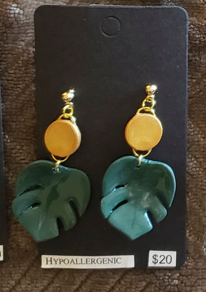 Polymer Clay earrings $20