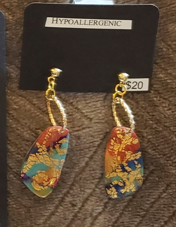 Polymer Clay earrings $20