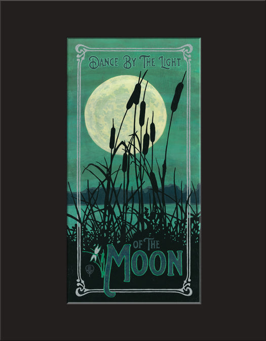 Art Nouveau moon