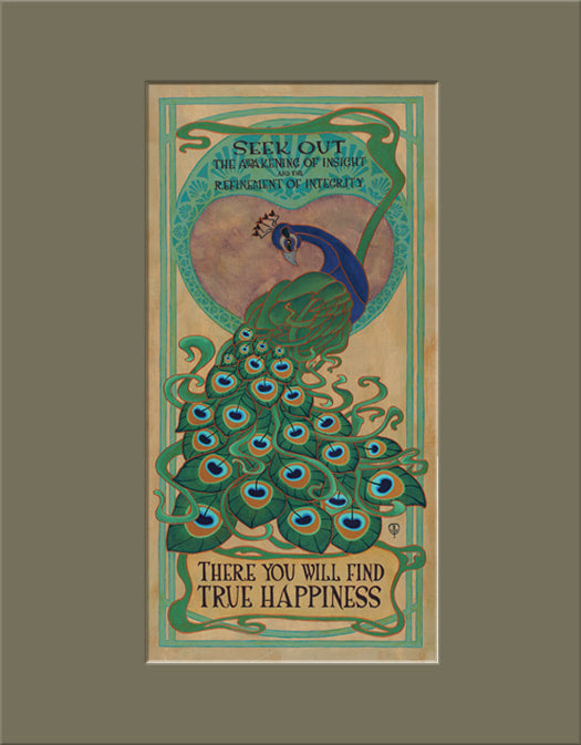 Art Nouveau Peacock