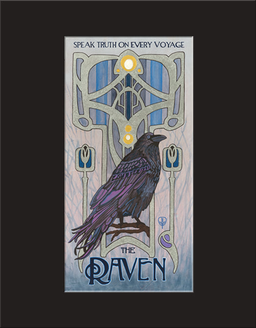 Art Nouveau Raven