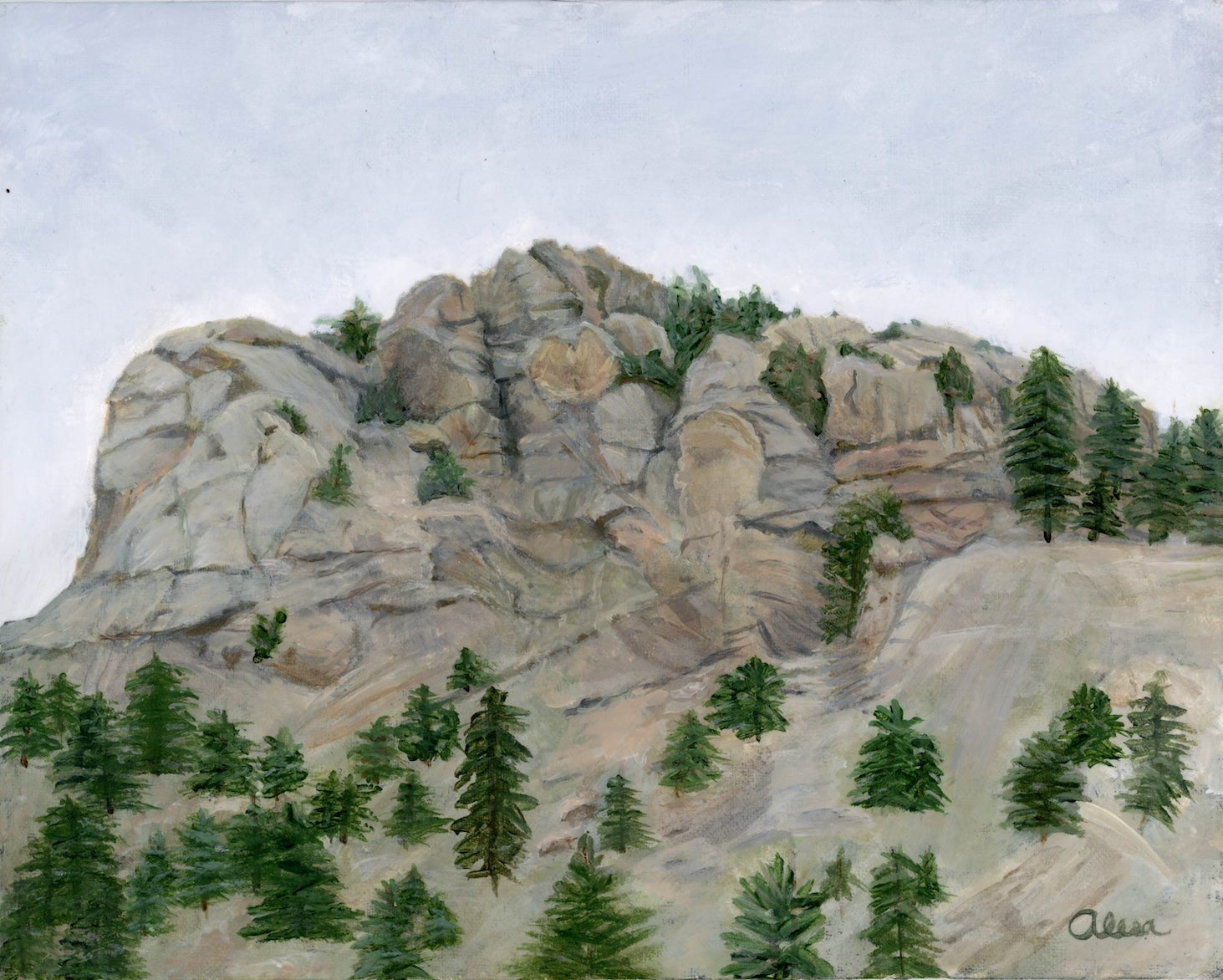 Arthur's Rock at Lory State Park