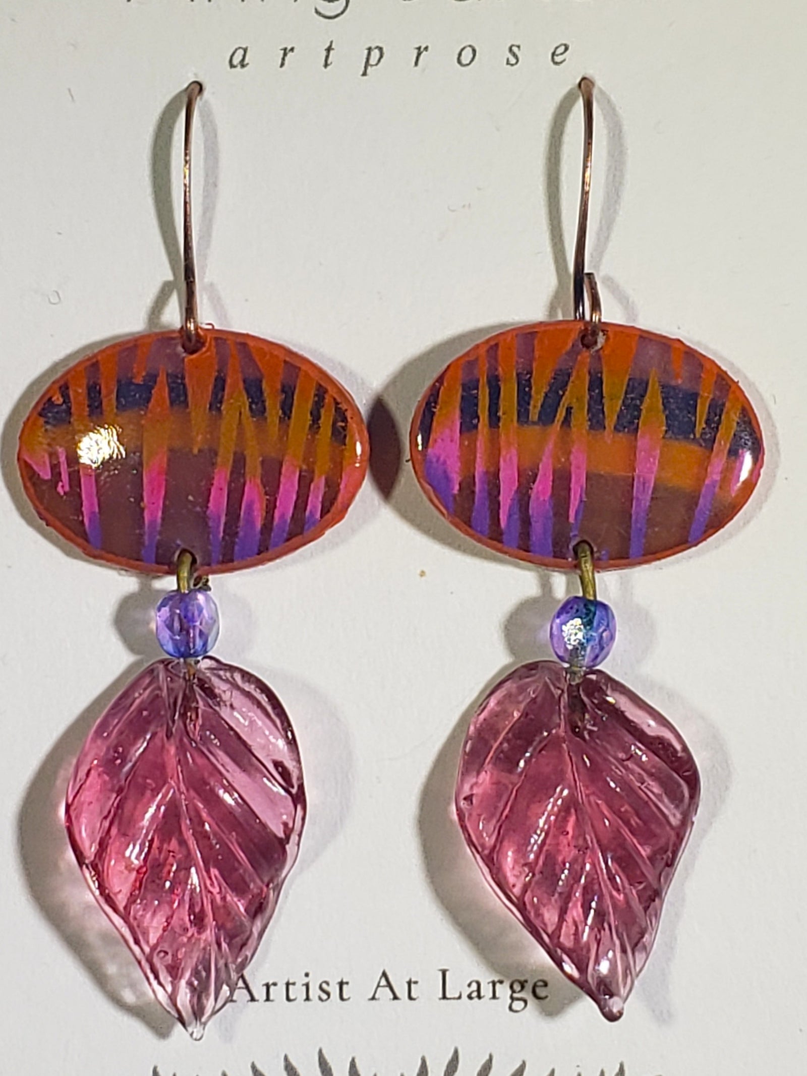 B-79 Amber Forest earrings