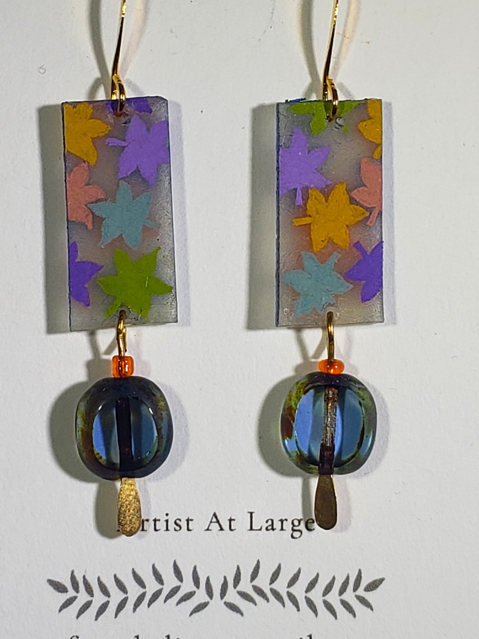 B-81 Pastel Autumn earrings