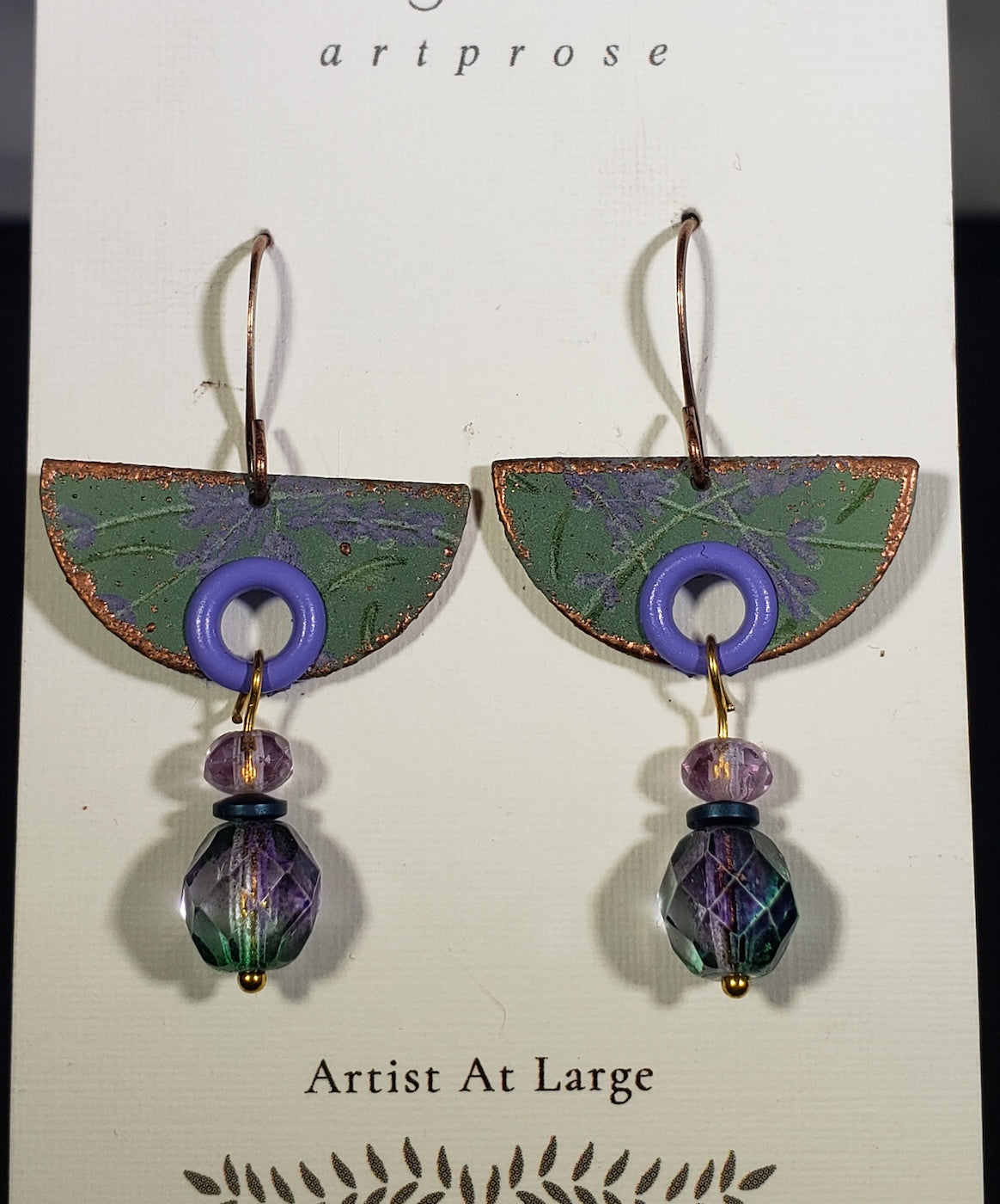 B51 Lavender Mist earrings