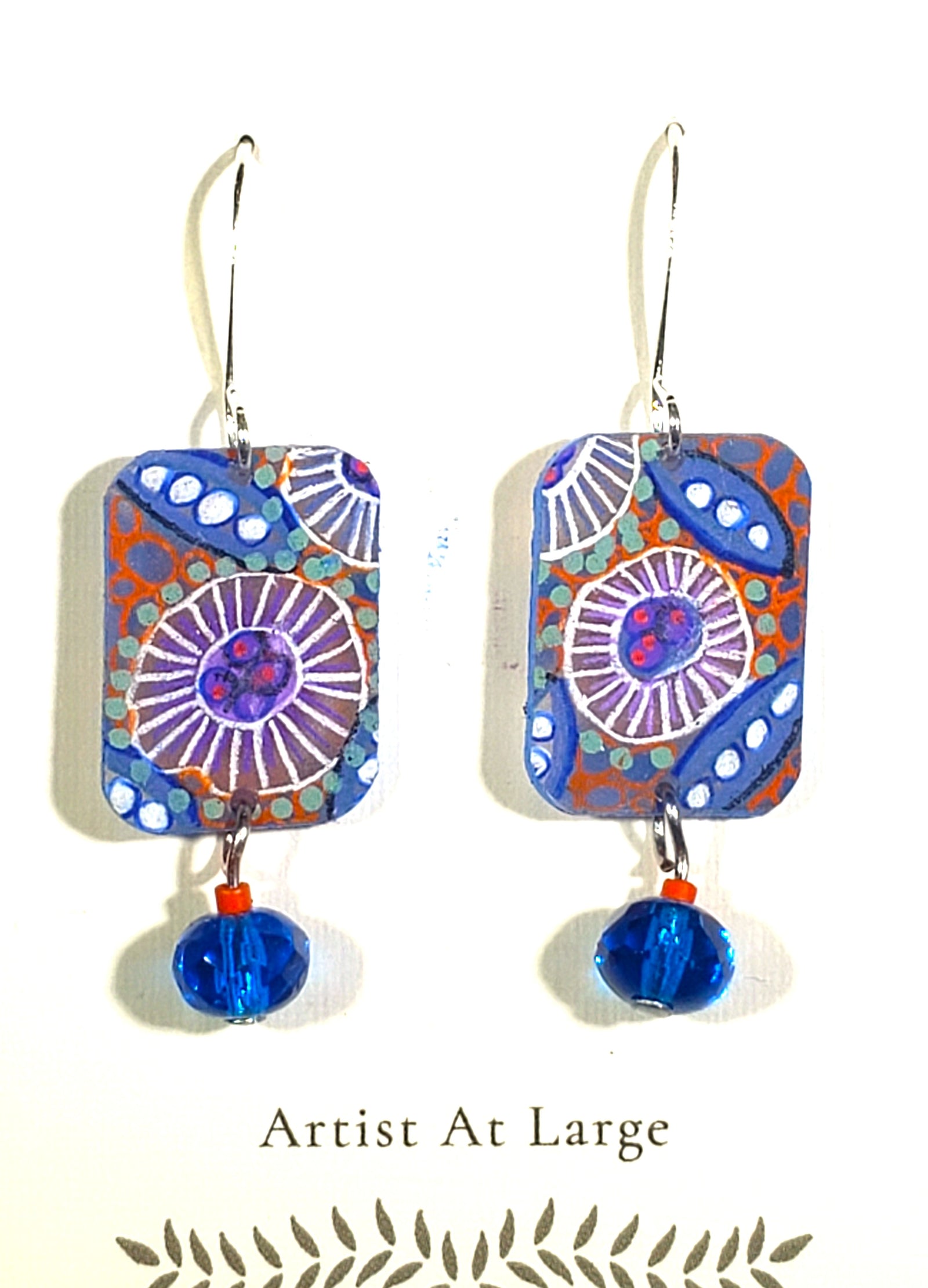 B59 Bohemian Blue earrings