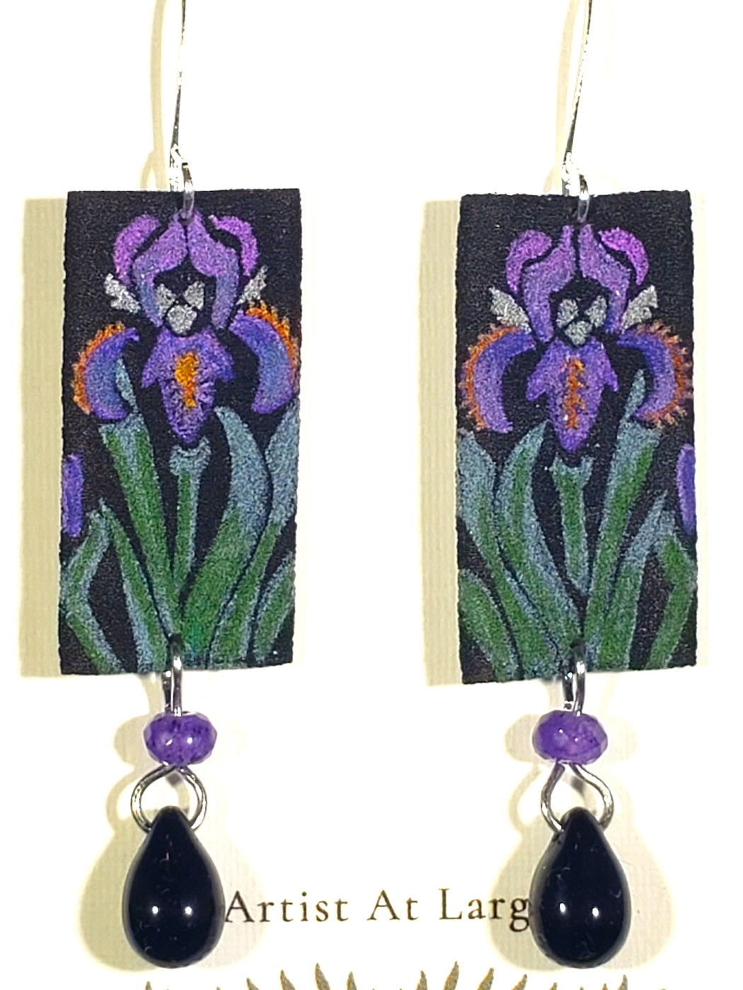 B63 Iris earrings