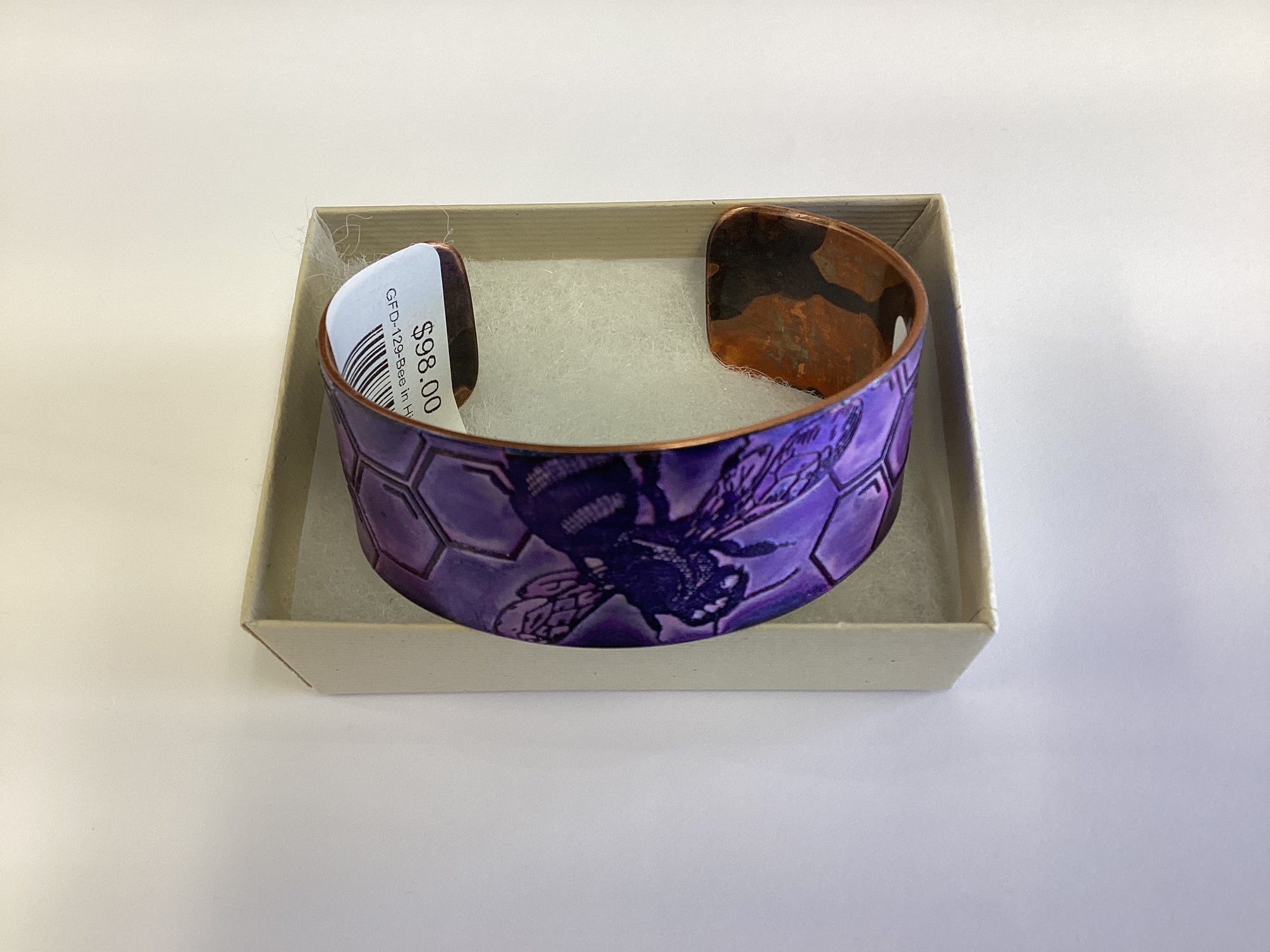 Bee in Hive (P), Copper Cuff, Sealed