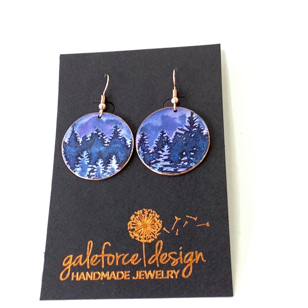 GS 1124 Forest for the Trees (P) earrings