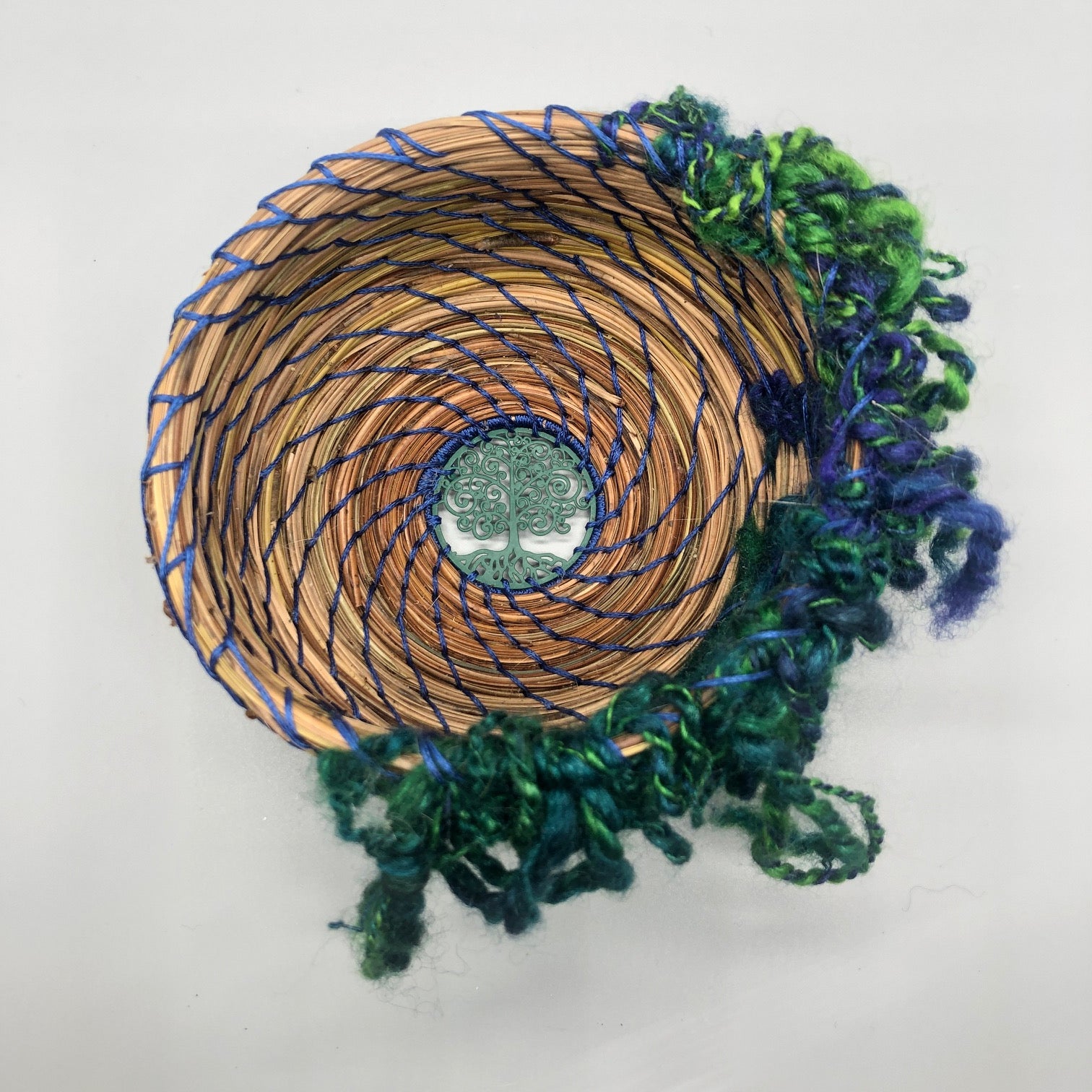 Bad Hair Day Pine Needle Basket